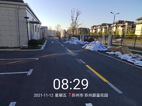 蘇州道路標線冷漆多少錢一平？道路劃線價格多少一米？